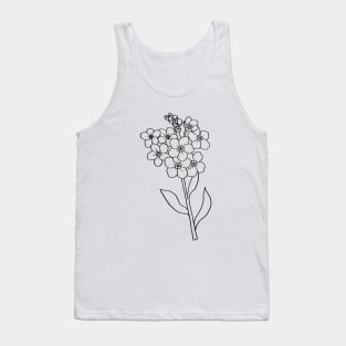 Alpine Forget me not Tank Top